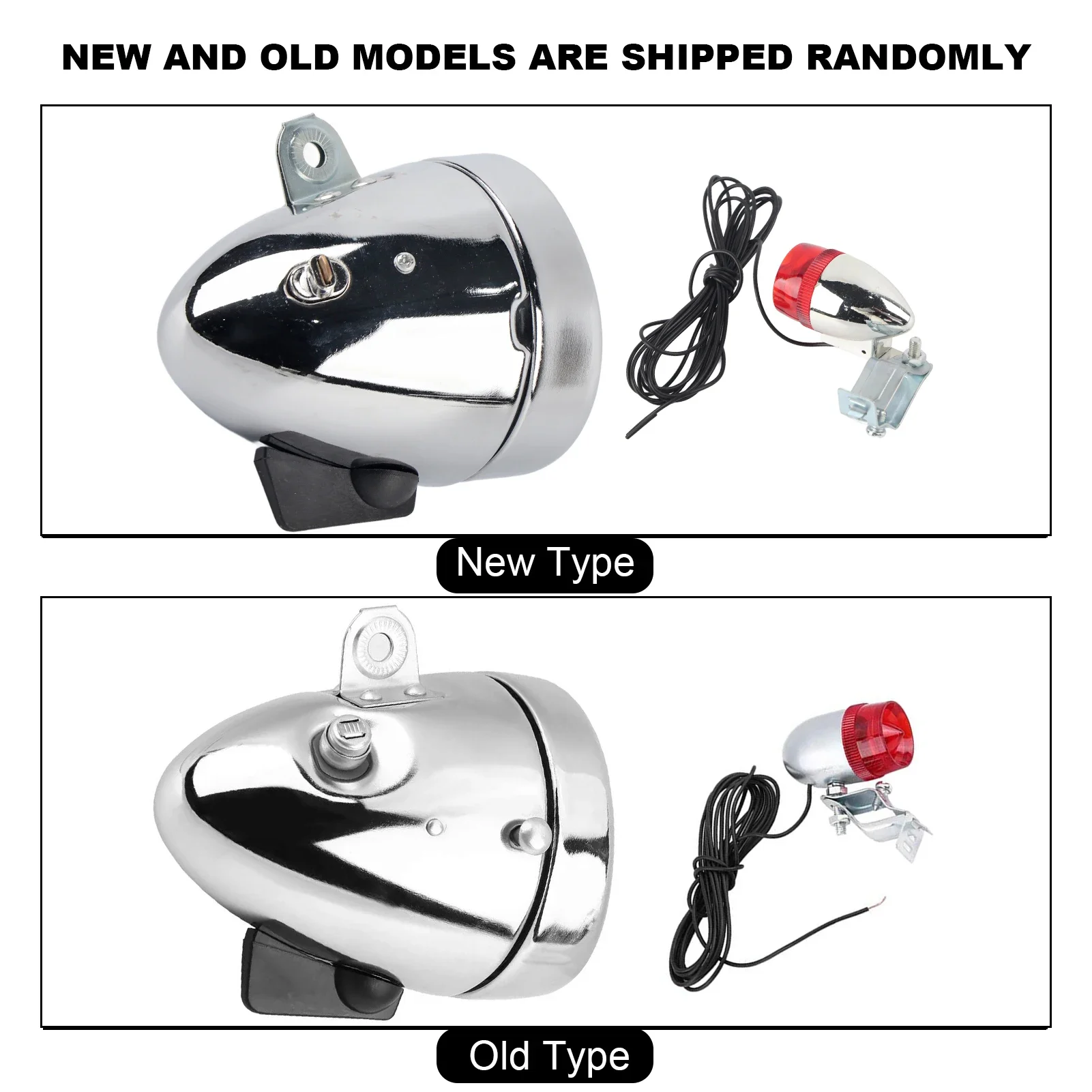 Bike Dynamo Light - 12V 6W Friction Generator Dynamo Headlight