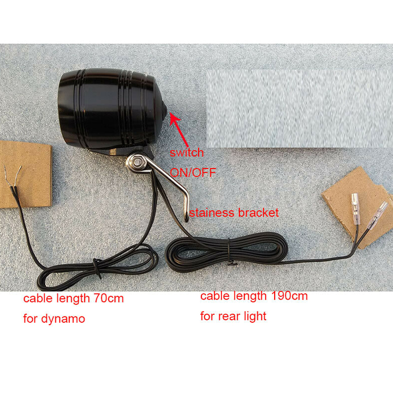 Bike Front Head Light Lamp for - огляд і ціна Bike Dynamo Light