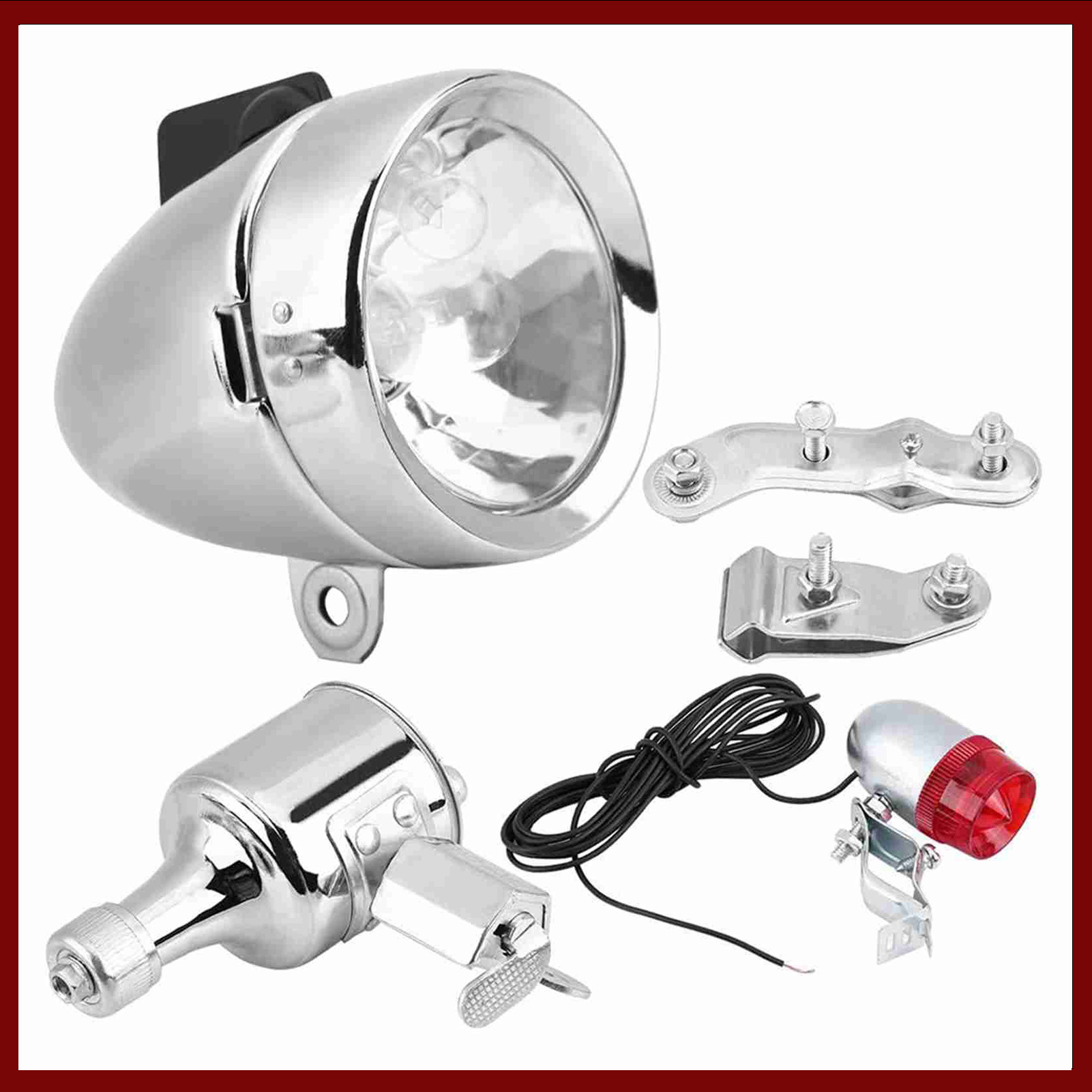 12V 6W Friction Generator Dyna - огляд і ціна Bike Dynamo Light