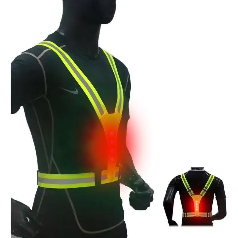LED Running Vest Reflective Gl - огляд і ціна Cycling Gear Clothing